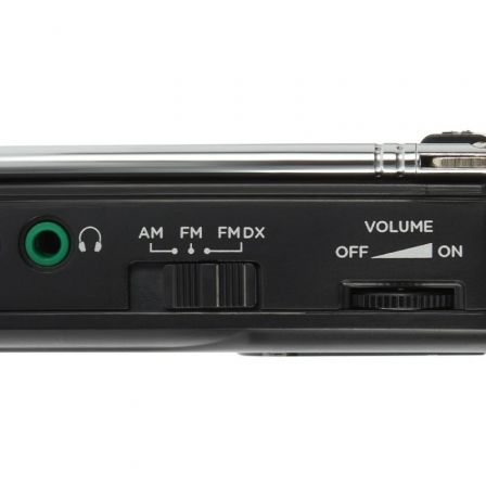 Aiwa Radio de bolsillo RS-33 portátil con auriculares
